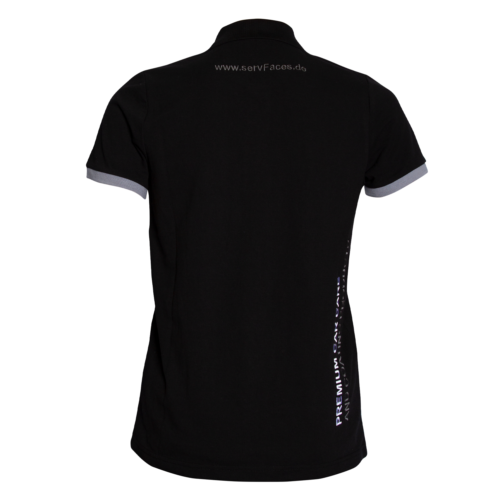 servFaces Polo Shirt - так каждый сможет увидеть, что вы доверяете servFaces как пионеру в области отделки поверхностей.